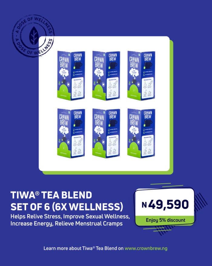 Six (6) Tiwa Tea with Price